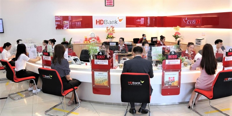 A transaction office of HDBank. Photo courtesy of the bank. 