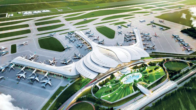 An artist's impression of Long Thanh International Airport in Dong Nai province, southern Vietnam. Photo courtesy of ACV.