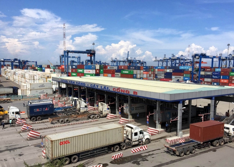 Cat Lai Port in Ho Chi Minh City, southern Vietnam. Photo courtesy of Voice of Vietnam. 