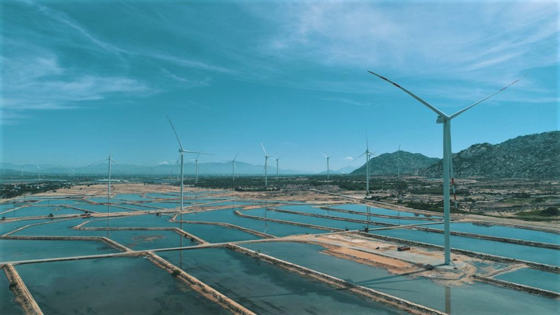  A BIM Wind Power JSC wind farm in Ninh Thuan province, south-central Vietnam. Photo courtesy of the firm.