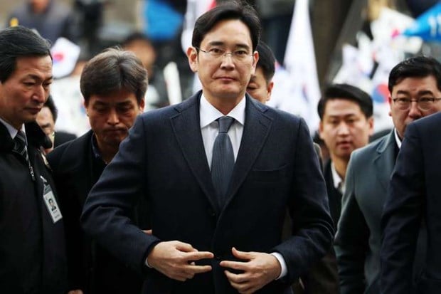 Samsung Electronics chairman Lee Jae-yong. Photo courtesy of The Straits Times.