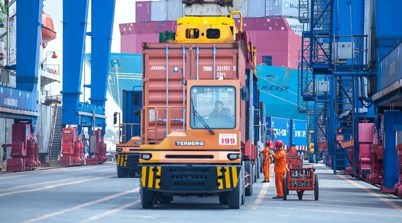 A corner of Cat Lai Port in HCMC, the largest port complex in Vietnam. Photo courtesy of the port.