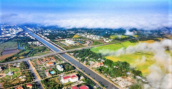 A corner of Hau Giang province’s Chau Thanh district, which will be home to the Song Hau 2 thermal power plant project. Photo courtesy of Hau Giang newspaper.