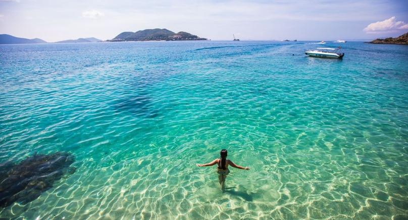 A sea area in Nha Trang, one of Vietnam's top travel destinations. Photo courtesy of Vietnam National Administration of Tourism.