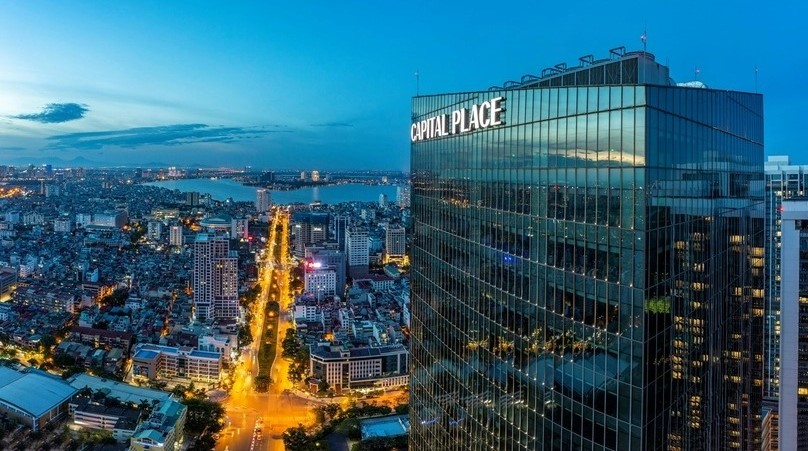The Capital Place building in Hanoi, northern Vietnam. Photo courtesy of CapitaLand Development.