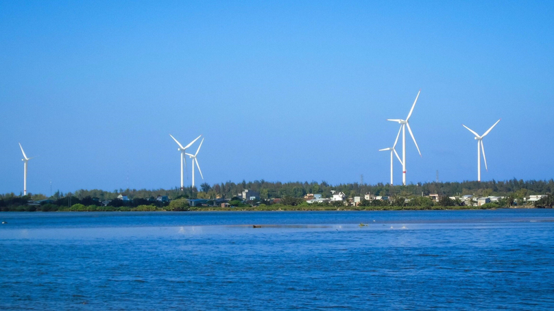 The wind farm of Phuong Mai 3 power plant in Binh Dinh province, central Vietnam. Photo courtesy of Vietnam Clean Energy Association.