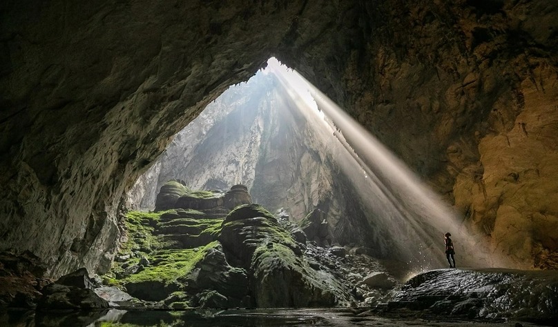 Inside Son Doong Cave. Photo courtesy of Vietnam News Agency.