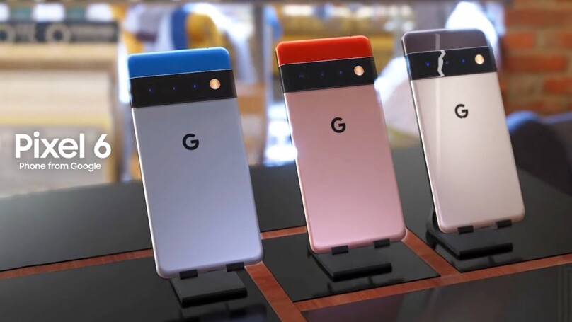  Google Pixel 6 phones. Photo courtesy of Google.