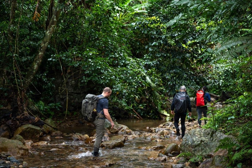 On the way to Son Doong Cave in Quang Binh province, central Vietnam. Photo courtesy of Oxalis Adventure.