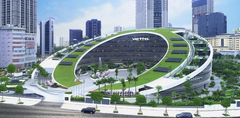 Viettel Group's headquarters in Cau Giay district, Hanoi. Photo courtesy of Viettel.