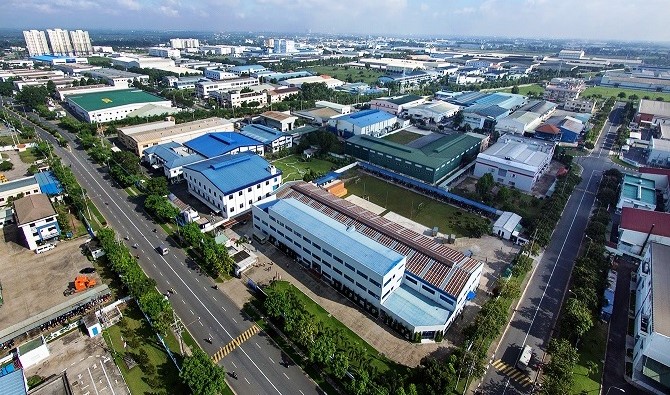 An industrial park in Dong Nai province, a manufacturing hub in southern Vietnam. Photo courtesy of the government's portal.