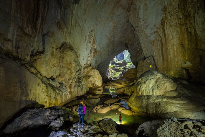 Son Doong Cave could fit a 40-story New York skyscraper inside. Photo courtesy of Oxalis.