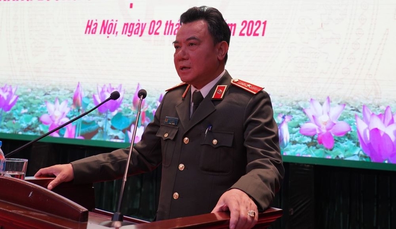 Nguyen Anh Tuan, former deputy chief of Hanoi's Police. Photo courtesy of the city's police.