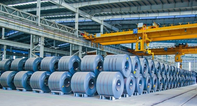 Hot rolled steel coil of Hoa Phat Group. Photo courtesy of the company.
