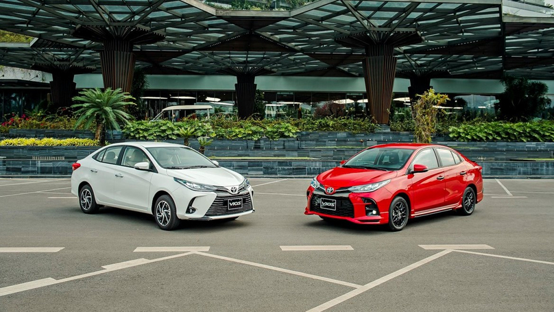Toyota Vios replaced VinFast Fadil as the bestselling vehicles in Vietnam in 2022. Photo courtesy of Toyota Vietnam.