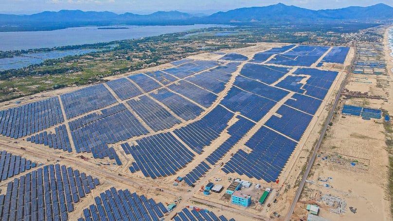 Bamboo Capital's Phu My solar power plant in Binh Dinh province, south-central Vietnam. Photo courtesy of Bamboo Capital Group.