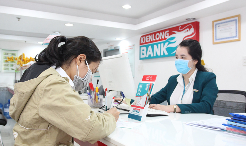 A KienlongBank transaction office in Vietnam. Photo courtesy of Vienambiz.vn.