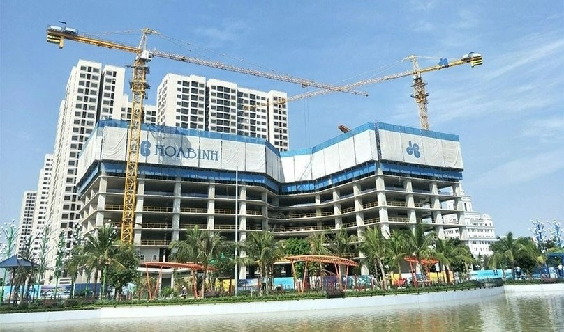 The VinFast office building project implemented by Hoa Binh Construction Group. Photo courtery of the company.