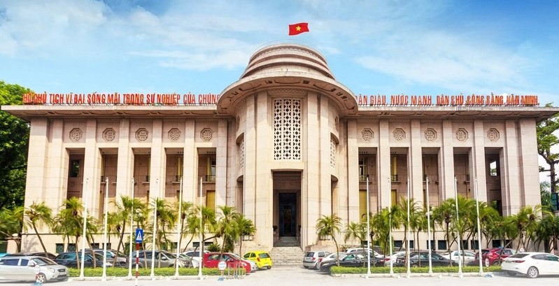 Headquarters of the State Bank of Vietnam in Ly Thai To street, Hoan Kiem district, Hanoi. Photo courtesy of the central bank.