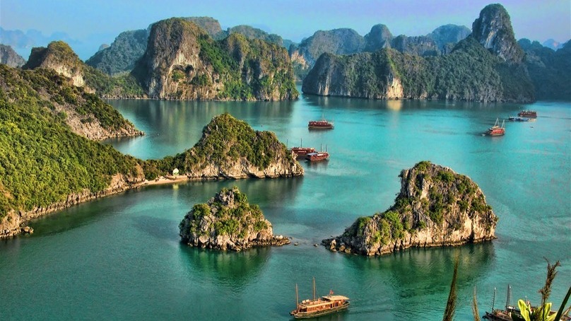 Ha Long Bay, a UNESCO-recognised natural heritage in northern Vietnam. Photo courtesy of Vietnam News Agency.