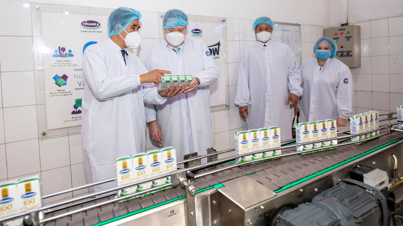 Vinamilk products at its factory in Can Tho city, Vietnam's Mekong Delta. Photo courtesy of Vietnam News Agency.