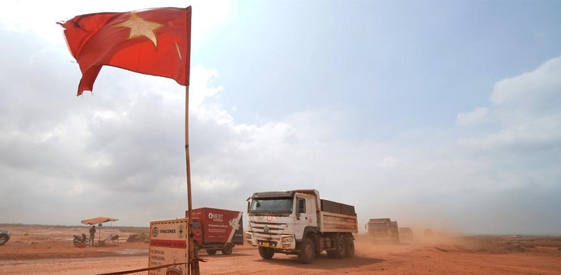 Construction site of the Long Thanh International Airport project. Photo by The Investor/Pham Nguyen.