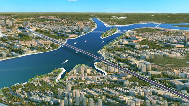 An artist's impression of Lai Xuan Bridge connecing Hai Phong city and Quang Ninh province. Photo courtesy of VnEconomy.