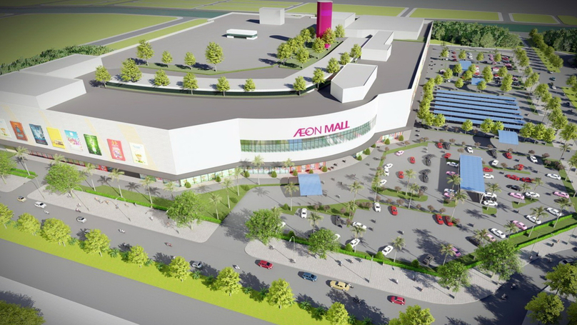 Design of Aeon Mall Hue in Thua Thien-Hue province, central Vietnam. Photo courtesy of Aeon Mall Vietnam.