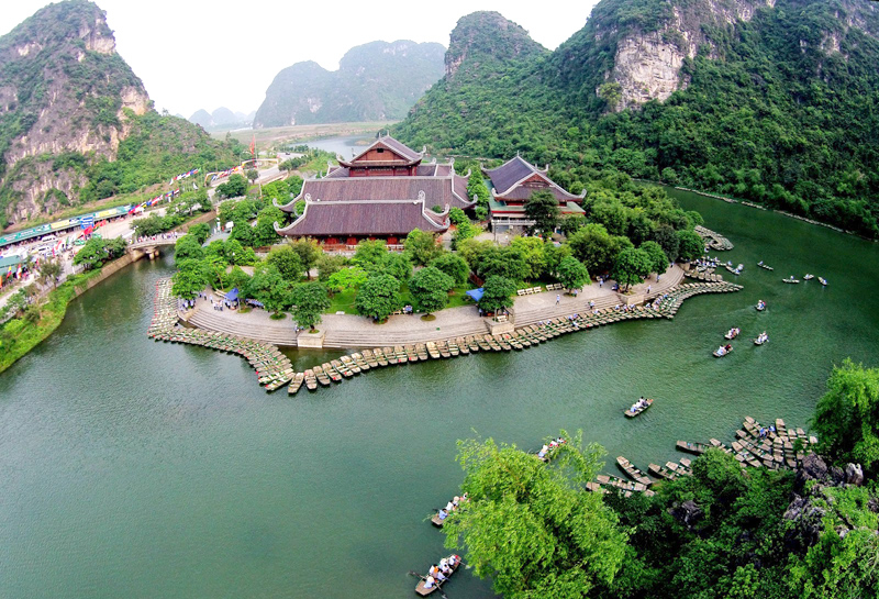 A corner of Trang An Landscape Complex in Ninh Binh province, northern Vietnam. Photo courtesy of Zing magazine