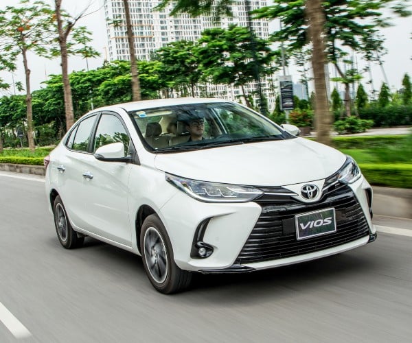 Toyota Vios was the best seller in Vienam in 2022. Photo courtersy of Vanguard newspaper..