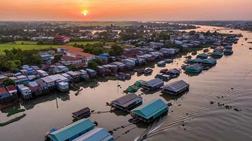 A corner of Vinh Long province, Vietnam's Mekong Delta. Photo courtesy of Traveloka.