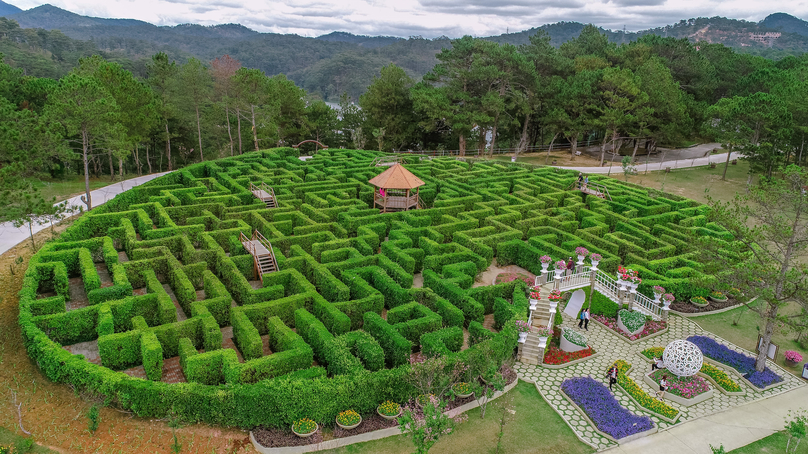 A corner of Thung Lung Tinh Yeu (Love Valley) in Da Lat town, Lam Dong province, Vietnam's Central Highlands. Photo courtesy of Tiki e-commerce platform.