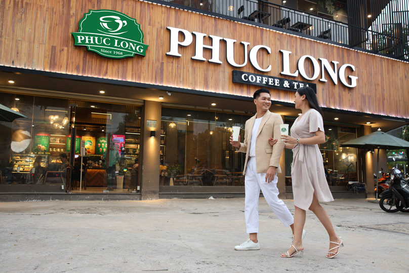 A Phuc Long flagship store in Vietnam. Photo courtesy of Masan.
