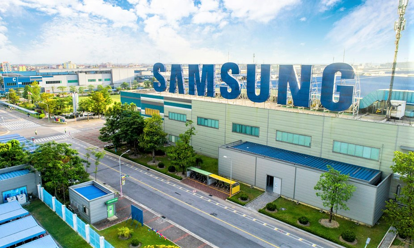 A Samsung manufacturing plant in Bac Ninh province, northern Vietnam. Photo courtesy of Samsung.