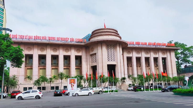 The State Bank of Vietnam headquarters in Hanoi. Photo courtesy of Viet People newspaper.