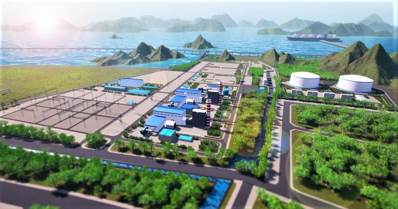 An artist’s impression of the Quang Ninh LNG-to-power project. Photo courtesy of the investors.
