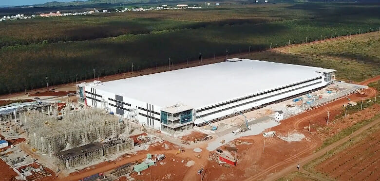 A Logos Vietnam logistics and warehouse project under construction in Dau Giay district, Dong Nai province, southern Vietnam. Photo courtesy of the firm.