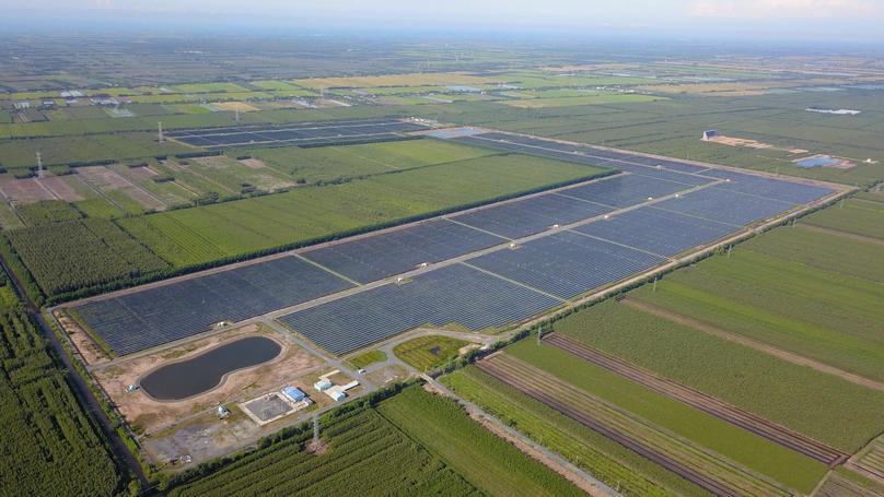 A solar power farm owned by BCG Energy in Vietnam. Photo courtesy of the firm.