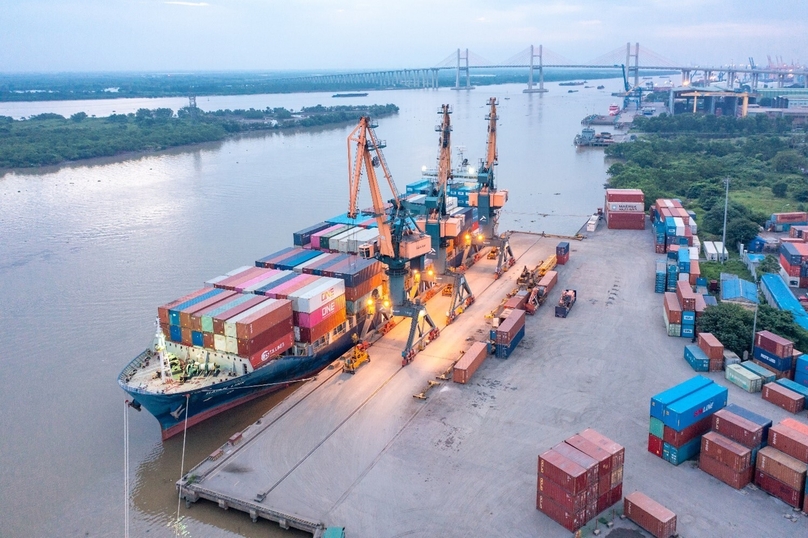 A Hai An vessel docks at a container terminal in Ho Chi Minh City, southern Vietnam. Photo courtesy of the firm.