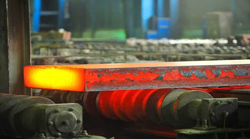  A steel production line. Photo courtesy of vietstock.vn 
