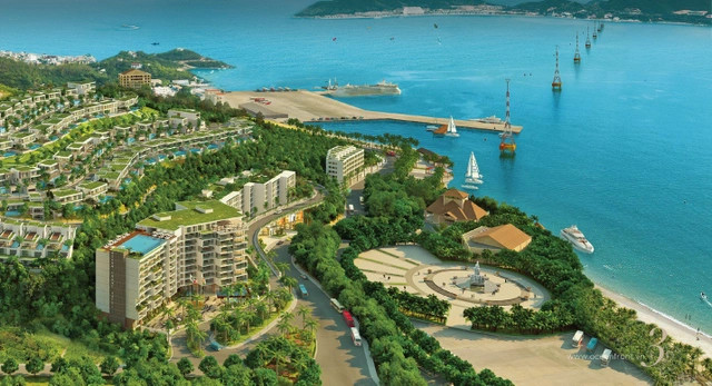Ocean Front Villas project in south-central Vietnam's Khanh Hoa province. Photo courtesy of Dan Tri newspaper.