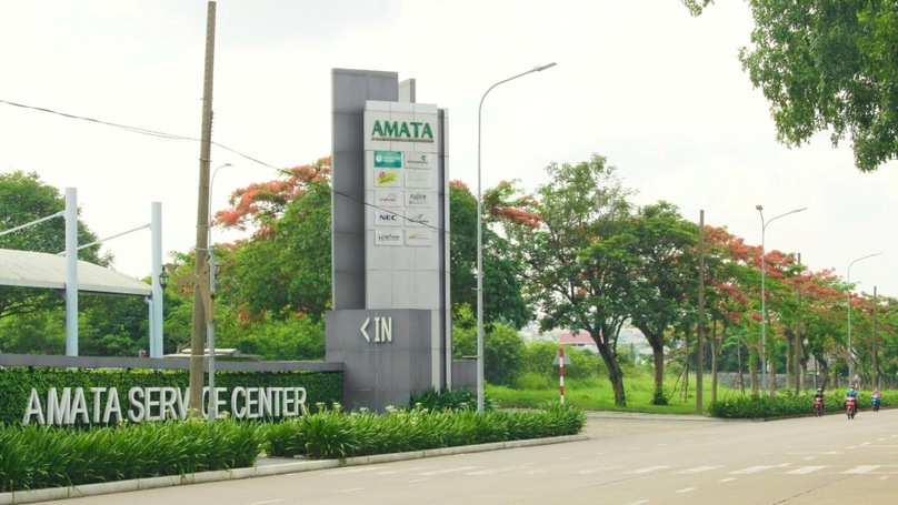 The entrance of Amata Bien Hoa Industrial Park in Dong Nai province, southern Vietnam. Photo courtesy of Amata Vietnam.