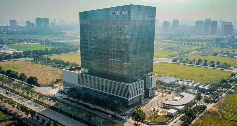 Samsung’s new R&D center in Hanoi, northern Vietnam. Photo courtesy of the company.