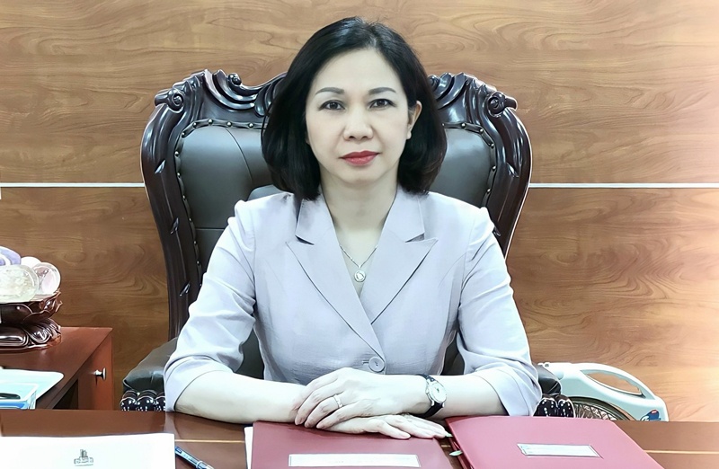 Vu Thu Ha, vice chairwoman of Hanoi People's Committee. Photo courtesy of Zing magazine.