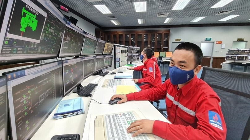 The command center of Vung Ang I thermal power plant. Photo by The Investor/Truong Hoa.