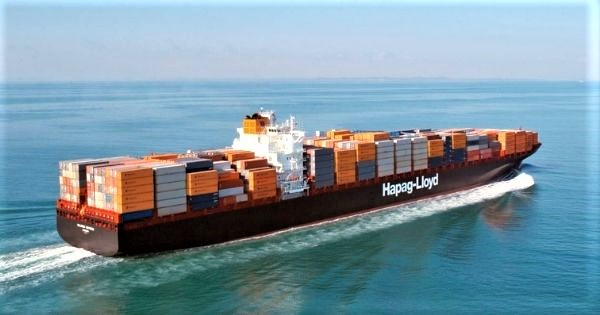 A Hapag-Lloyd container vessel. Photo courtesy of the corporation.