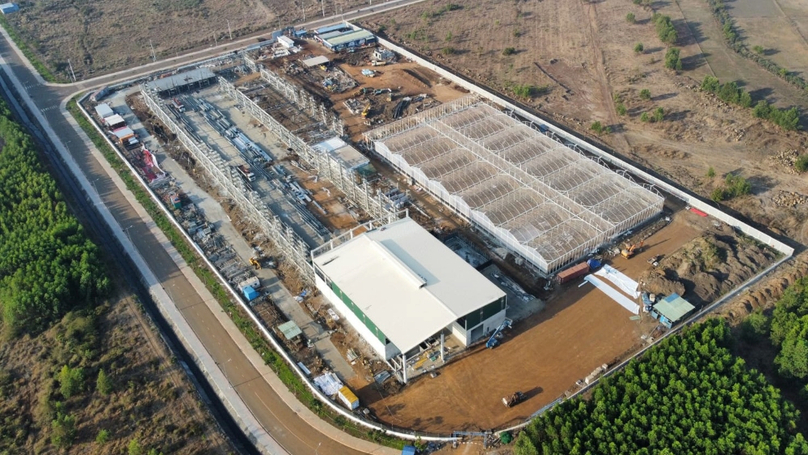 Entobel's under-construction factory in Ba Ria-Vung Tau province, southern VIetnam. Photo courtesy of the company.