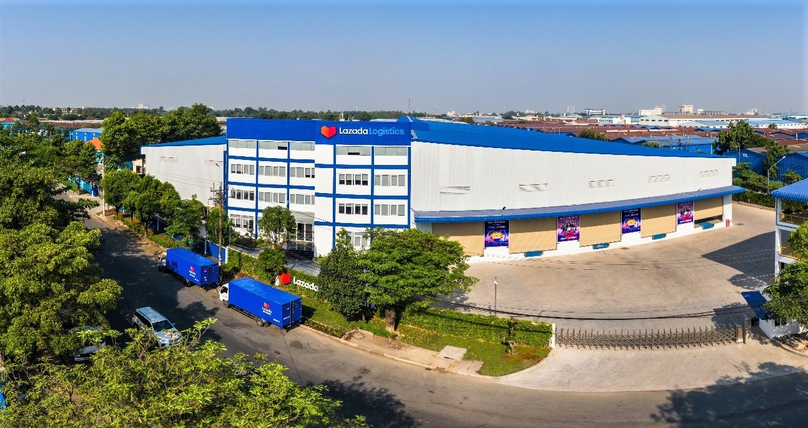 The Lazada Logistics Park in Binh Duong province, southern Vietnam. Photo courtesy of Lazada Vietnam.
