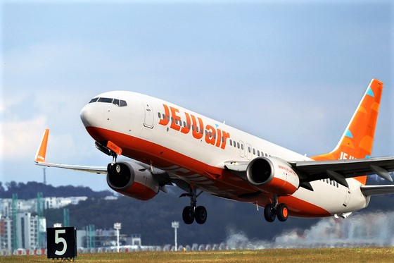 A Jeju Air plane. Photo courtesy of the carrier. 