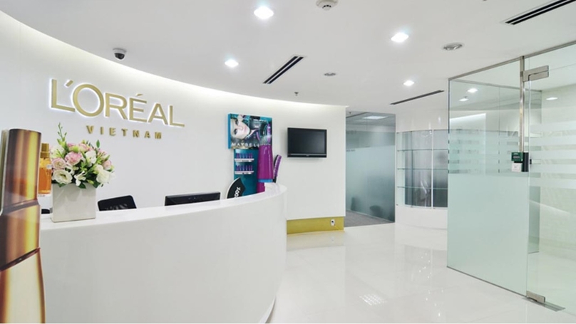 The office of L’Oreal Vietnam in Ho Chi Minh City. Photo courtesy of the company.